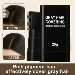 Hair Dye Stick Cover Grey Hair Gentle Color Coverage/Natural Look/Non-Damaging/Easy Application At Home For Men/Women