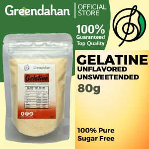 Greendahan Gelatine 80g - BOVINE Unflavored/Sugar-Free (Repacked)