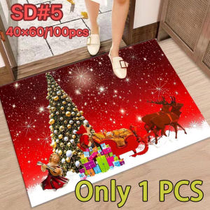 【Buy 1 Take 1】christmas Carpet Carpet for Living Room Floor Mat（buy 1 Floor Mat and Get 1table Mat as a Free Gift ）