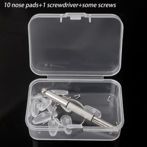 Soft Silicone Glasses Nose Pad Eyeglasses Repair Accessories Kit Transparent Anti-slip Nose Pad Set