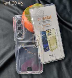 Case infinix hot 50 pro plus hot 50 4g hot 50 5g infinix zero 40 infinix hot 50 pro infinix note 50 4g infinix note 50 pro card case bening slot kartu soft case