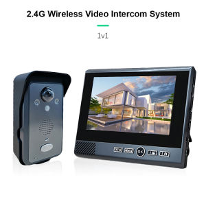 Anjielo TUYA 1080P Wireless Video Intercom Punch-Free Motion Detection Long Standby Visual Doorbell Security System for Home 2.4Ghz
