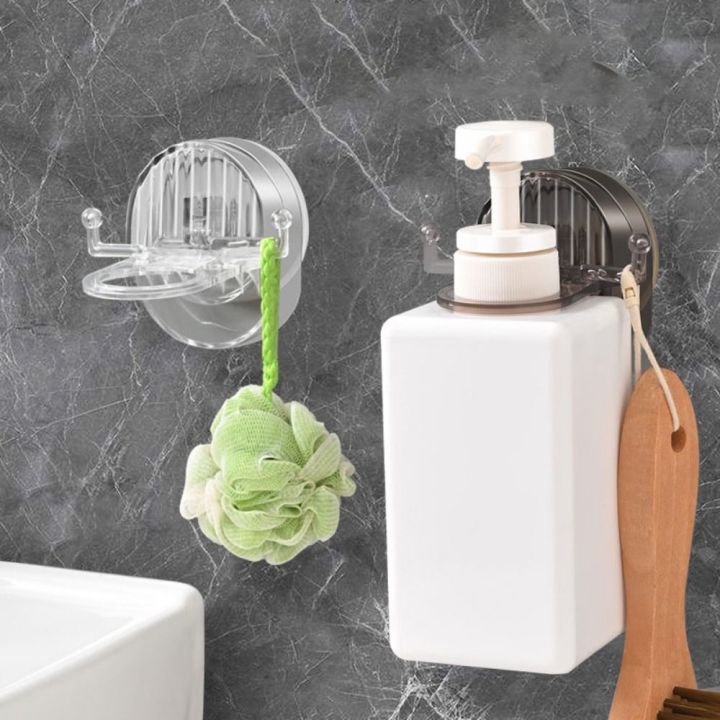 PELLETIZING Plastic Suction Cup Shampoo Hanger Free Punching Wall ...