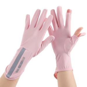 Sarung Tangan Motor Wanita Sarung Tangan Motor Cewek Anti Uv Pelindung Sinar Matahari Ice Gloves