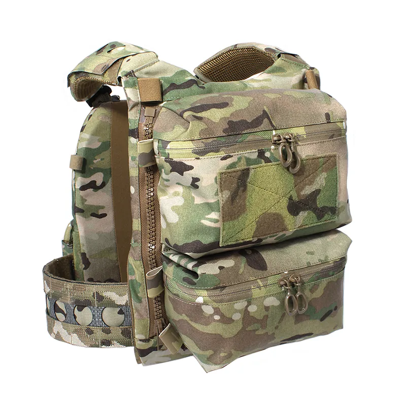 IDOGEAR Tactical Back Panel Pouch PEW TACTICAL FERRO STYLE Back 