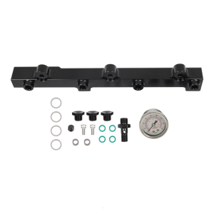 Complete Fuel Rail Replacement with Integrated Pressure Gauges Fuel Injection Rail Conversion for Automotives H22 H23