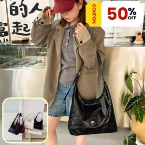 QNQN 【COD】กระเป๋าเดินทางขนาดใหญ่สไตล์ญี่ปุ่นค่าสูงสามารถสวมใส่ได้บนไหล่หนึ่งหรือข้ามร่างกาย