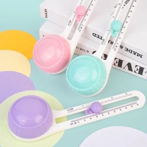 GIORGIONE กระดาษการ์ดภาพถ่าย เครื่องตัดกระดาษแบบวงกลม ปลอดภัยและปลอดภัย รูปร่างวงกลม เครื่องตัดวงกลมโรตารี่ ° 360 เครื่องตัดกระดาษ ดีไอวาย เครื่องมือตัดกลม อุปกรณ์การตัด