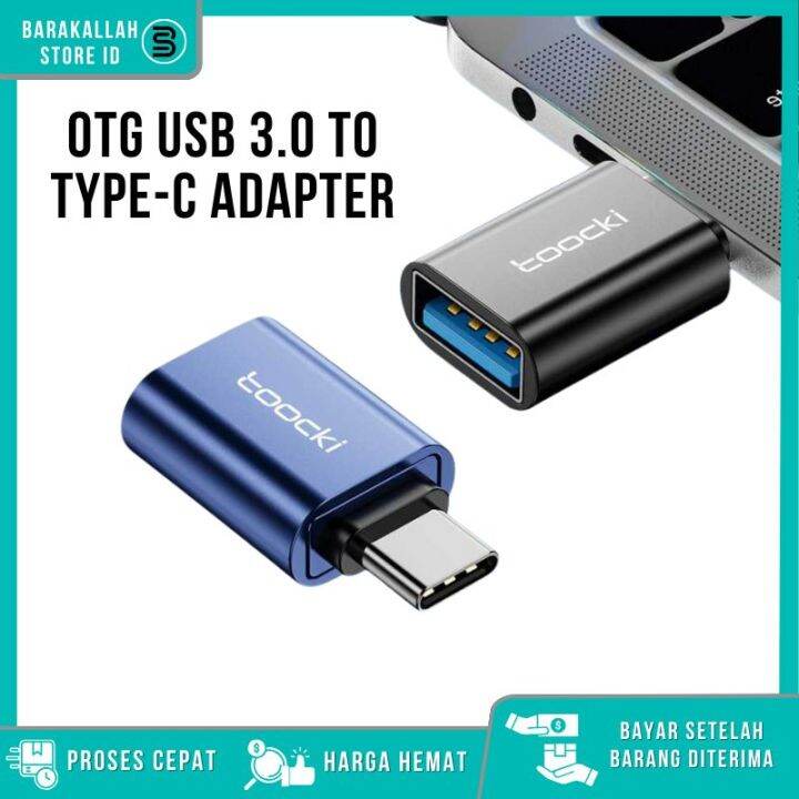 Toocki Otg Usb To Type C Adapter Converter Safe Transmission