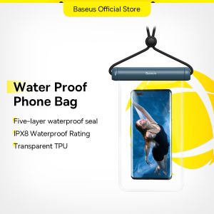Baseus Waterproof Phone Bag for iPhone 14 13 12 Pro Max Samsung Xiaomi Redmi Swim Universal Protection Cover Water Proof Phone Case