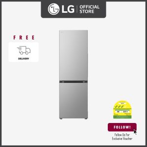 LG Bottom Freezer GB-B3443PY 344L | Smart Inverter Compressor™ | Prime Silver