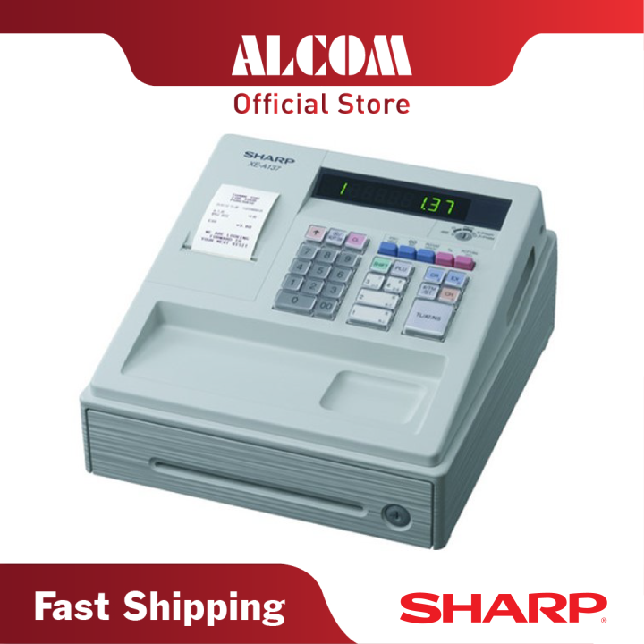 SHARP XE-A137 / ASHICA ECR-138 Casher Machine Cash Register Money