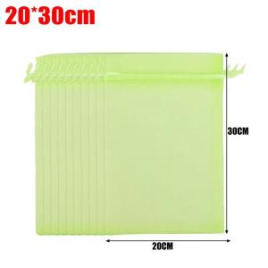 200Pcs Fruit Protection Bags / Plant Grow Netting Bag with Drawstring / Insect-proof Anti-Bird Mesh Bag / Fruits Gauze Pouch / Garden Tools