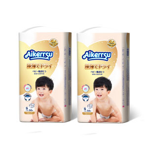 (Buy 1 Get 1 Free) AIKERRSU Diaper Pants xl xxl xxxl(sml) Korean Diapers Breathable Large Sale Magic Tape & Pull-up Pants! Disposable toddler pants for men and women Newborn natural cotton dry baby diapers Super absorbent Soft and comfortable Quality