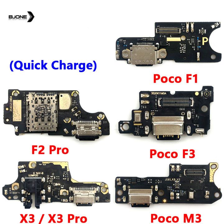 USB Charger ชาร์จ Flex Cable ชาร์จพอร์ตสำหรับ Xiaomi Poco F3 Poco X3