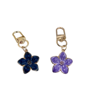 Sakura Flower Keychain Cute Pendant Metal Metal Flower Keychain Sakura Design For Bag AirPods Case And Gift