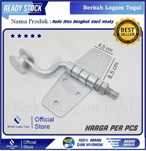 roda atas kecil kupu pintu garasi lipat sleding model bengkok/lengkung untuk hasky