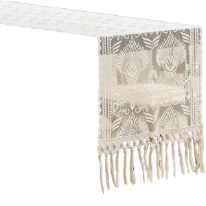 Lace Table Runner Elegant Designing Table Cloth for Weddings Parties and Special Decoration Tablecloth