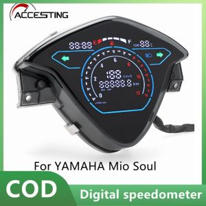 2025 NEW Digital Speedometer Gauge LED Meter Speedometer ASSY Odometer Tachometer For YAMAHA Mio Soul