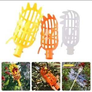 Dụng Cụ Hái Trái Cây Trên Cao Gắn Cán Nối Dài – Rổ Hái Quả Cam Xoài Vải Nhãn Làm Vườn