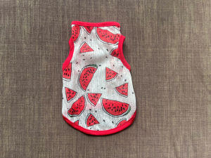 ÁO THUN BA LỖ HOẠ TIẾT DƯA HẤU THÔNG HƠI SIÊU CUTE TỪ 1-7KG DÀNH CHO THÚ CƯNG CHÓ MÈO