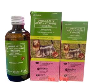60ml Performance Enhancer OMEGA FATTY Acids Vitamins Supplements I Coat shine for Dogs