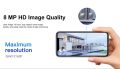 Vstarcam CS669 PLUS (ใหม่ล่าสุด) กล้องวงจรปิดไร้สาย Outdoor ความละเอียด 8 MP Ultra HD 4K  มีAI+ สัญญาณเตือน  ( มีสีขาว / สีดำ). 