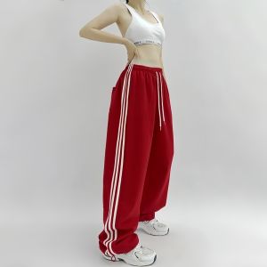 Sweatpants Street dance pants PE Pants Baggy and comfortable look high and skinny trousers fabric um