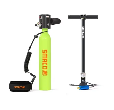 Smaco Mini Scuba Tank 0.5L Xách Tay Nhỏ Lặn Tank Xi Lanh Phổi bình khí Cứu Hộ Khẩn cấp Thuyền Làm Sạch Sao Lưu Không Khí Nguồn