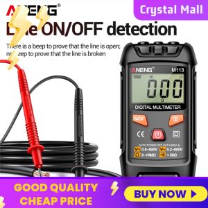 COD [Free Shipping] Compact Digital Multimeter for Accurate AC/DC Voltage and Current Measurement with NCV Detection and Auto Ranging