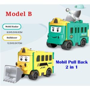 Mainan Anak Mobil Reversal Deformasi 2 in 1 Pull Back Car Transformation Mainan Edukasi TANPA BATERAI HADIAH