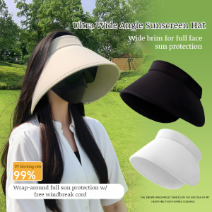 Womens models increase the breathable ice silk sun hat summer sunshade sun hat brim cool sun hat