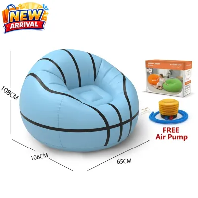 Zeen 4Color Lazy Sofa Lazy Inflatable Sofa Tatami Bed Chairs Thickened PVC Lounger Small Sofa Bed Inflatable Folding Portable Washable