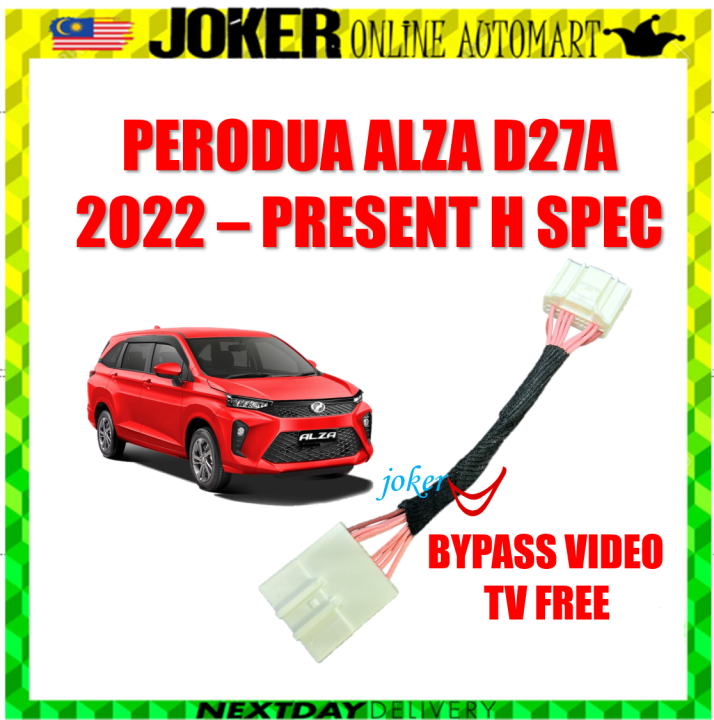 Perodua axia 2023 alza 2022 h av spec socket tv free bypass video in