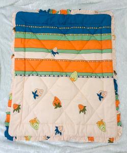 R.C Bedcover Bayi Katun Lokal Selimut Bayi Baru Lahir Bedcover Baby Selimut Babi/Baby/Kids/Anak Free Tas Mika