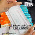 Cute Bear Facial Tissue | Convenience Pack Travel Pack | 30 Packs Carton | 5-ply cushion soft Tissue | Tissue Bundle. 
