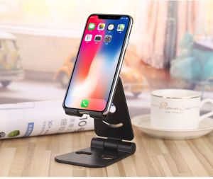 Universal phone&tablet stand folding phone support stand (Black)