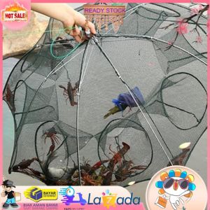 Bubu Jaring Perangkap Ikan Udang Kepiting Lobster Hexagonal 12 Lubang