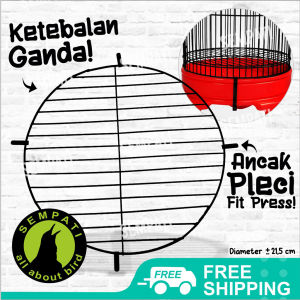 SEMPATI Ansang Ancak Pres Sangkar Pleci Tebok Pleci Jebakan Ram Besi Bawah Sangkar Kandang Burung Pleci Besi Bulat ANPLC