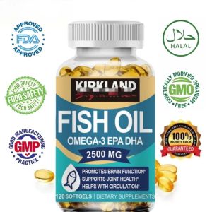 Omega 3 Fish Oil 2500mg Supplement Immune & Helath Support Promotes Joint Eye