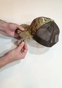 Elegant Hat Clip Brass Brim Clip Deer Antler Shaped Hat Clip for Hunting Enthusiasts Multi Functional Hat Accessory