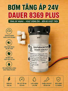 Bơm Tăng Áp 24v Dauer 8369 Plus - Hàng Karofi Hay dùng tặng kèm cút nối.