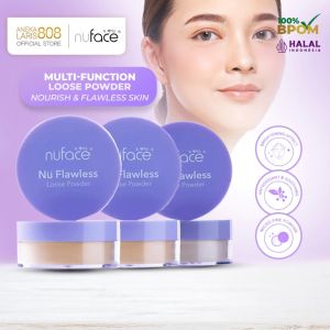 Nuface Loose Powder 12gr - Light Beige - Medium Beige - Warm Beige - Bedak Tabur - Tekstur Ringan - Ratu Kosmetik Online