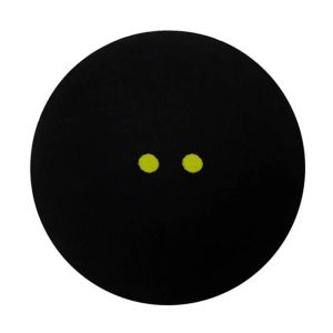 MUQZI Thể thao quần vợt Vợt bí cho người chơi Chấm đôi màu vàng Cạnh tranh Squash Quả bóng cao su Quả bóng bí Đào tạo quả bóng bí Dấu chấm hai màu vàng Bóng tốc độ thấp