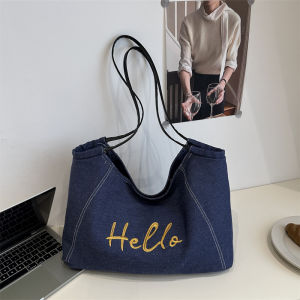 EERSHENSHI  กระเป๋าถือสไตล์ฝรั่งเศสสไตล์เกาหลีกระเป๋ารักแร้สะพายไหล่แบบเรียบง่ายความจุขนาดใหญ่