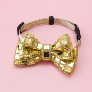 Breakaway Dog Collars with Bowtie Cute Necktie Cat Kitty Collar for Wedding Formal and Party