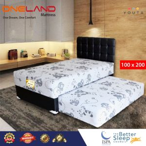 ONELAND SPRINGBED 2 IN 1 TIPE KING LOUIS (KAIN NETING ASLI) 100 x 200