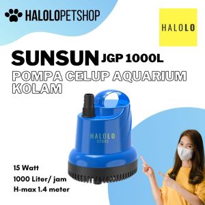 SUNSUN JGP 1000 L Pompa Celup Kolam Ikan Aquarium Hidroponik Submersible Pump