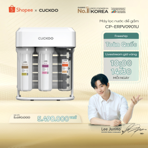 Máy Lọc Nước Để Gầm Cuckoo 9 Lõi K-Pure Signature CP-ERPV0901U/WHVNCV Hàng Chính Hãng BH 12 Tháng