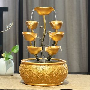 Water Feature Decorative Items Display Home Decoration Items Water Fountain Water Fountain Pachira Macrocarpa Cornucopia Home Decoration Items Water Fountain Desktop Home Decor